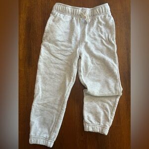 Light Gray Jogger Sweatpants Pull On Adjustable Girls Size 4